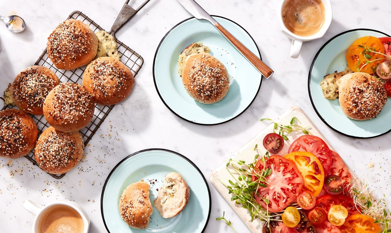 Stuffed Bagel Buns