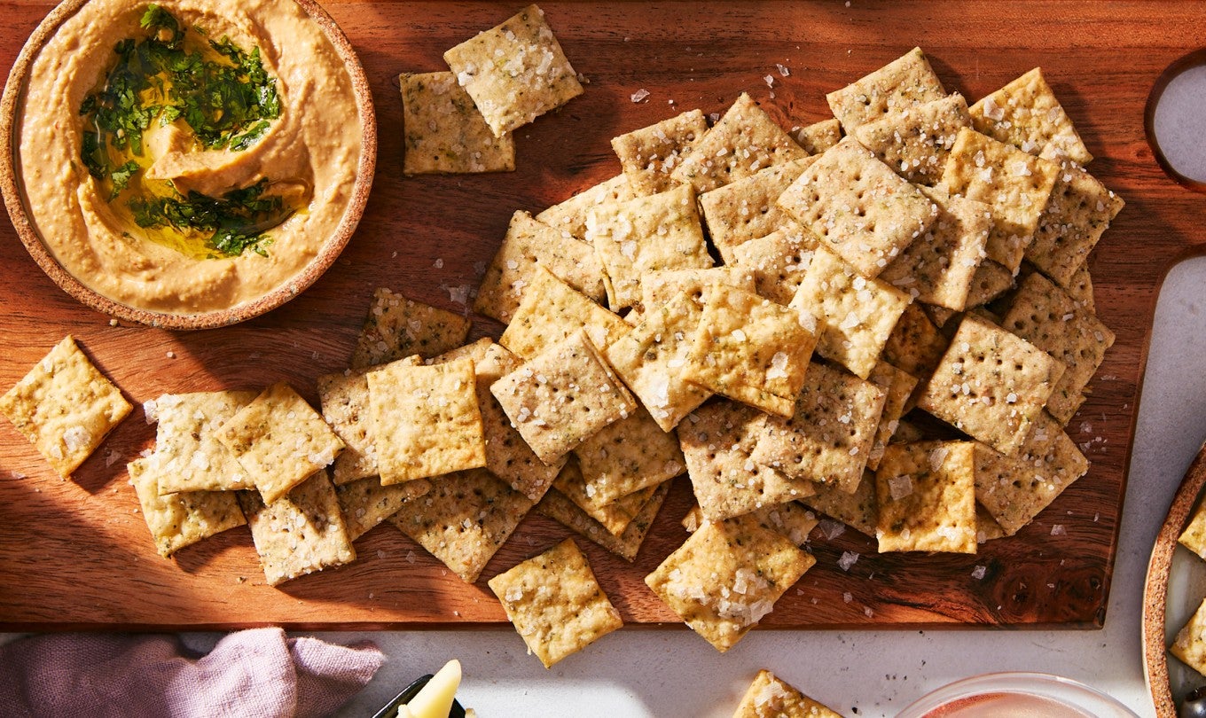 Sourdough Crackers