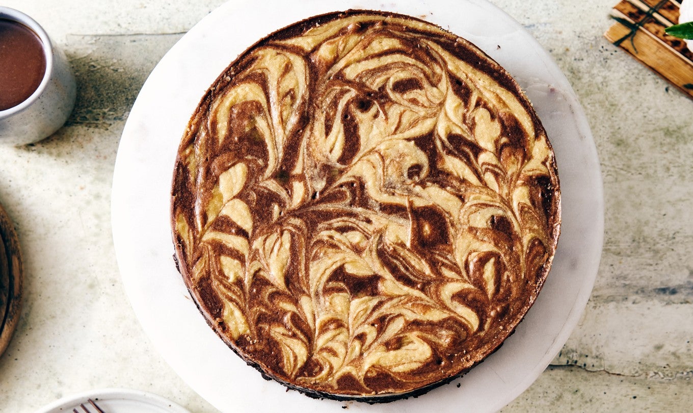 Zingerman's Halvah Swirl Cheesecake