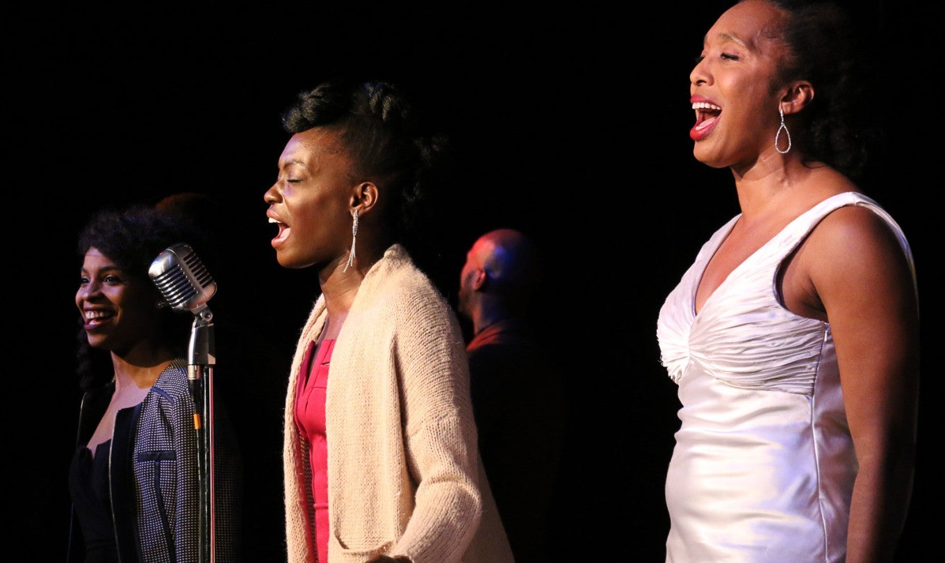 Three singers from JAG Productions