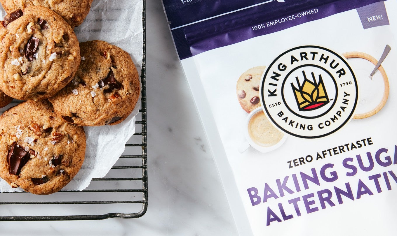 Cookie and a bag of Baking Sugar Alternative