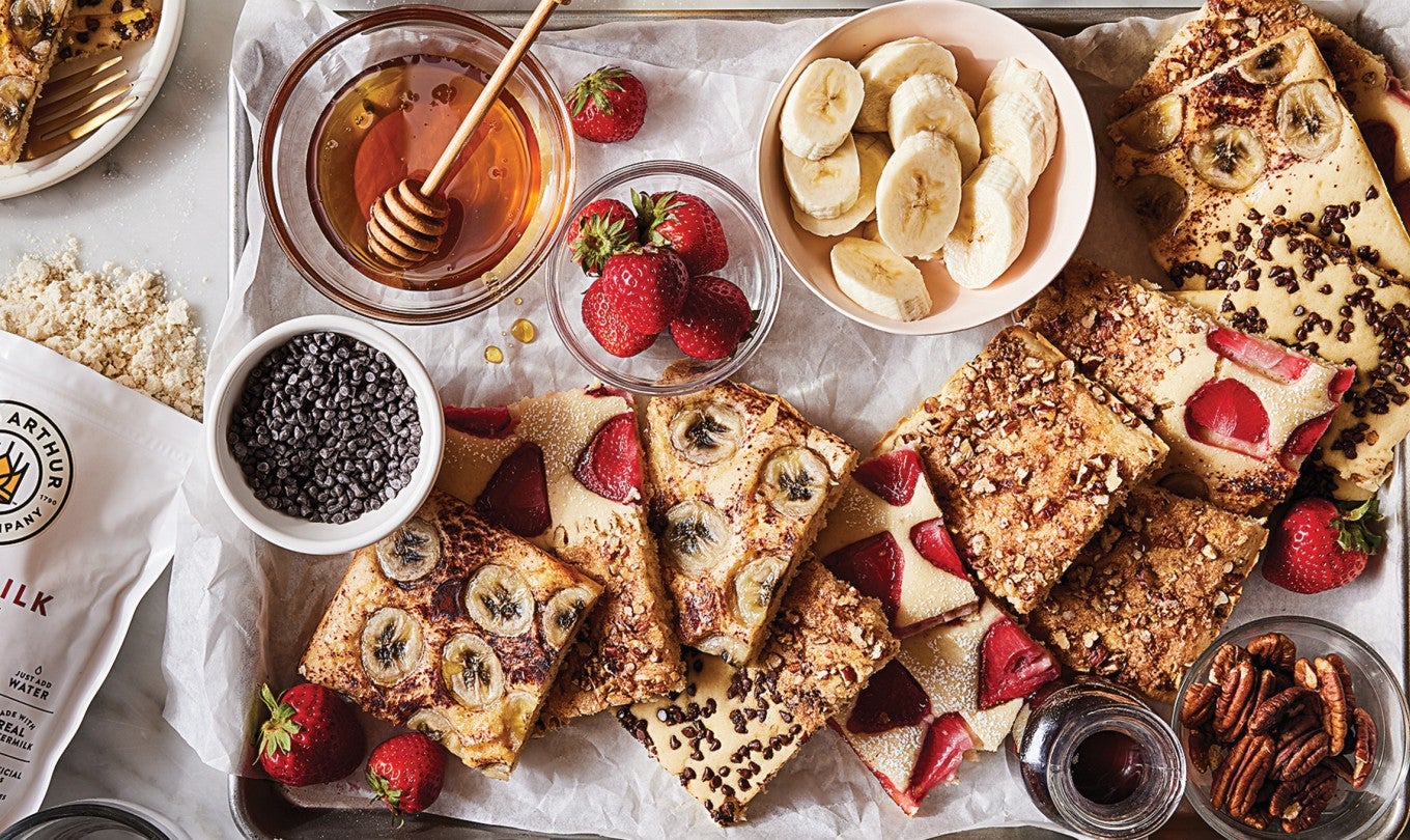 Sheet Pan Buttermilk Pancakes