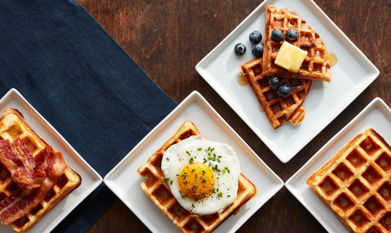 Old-Fashioned Maine Sourdough Waffles