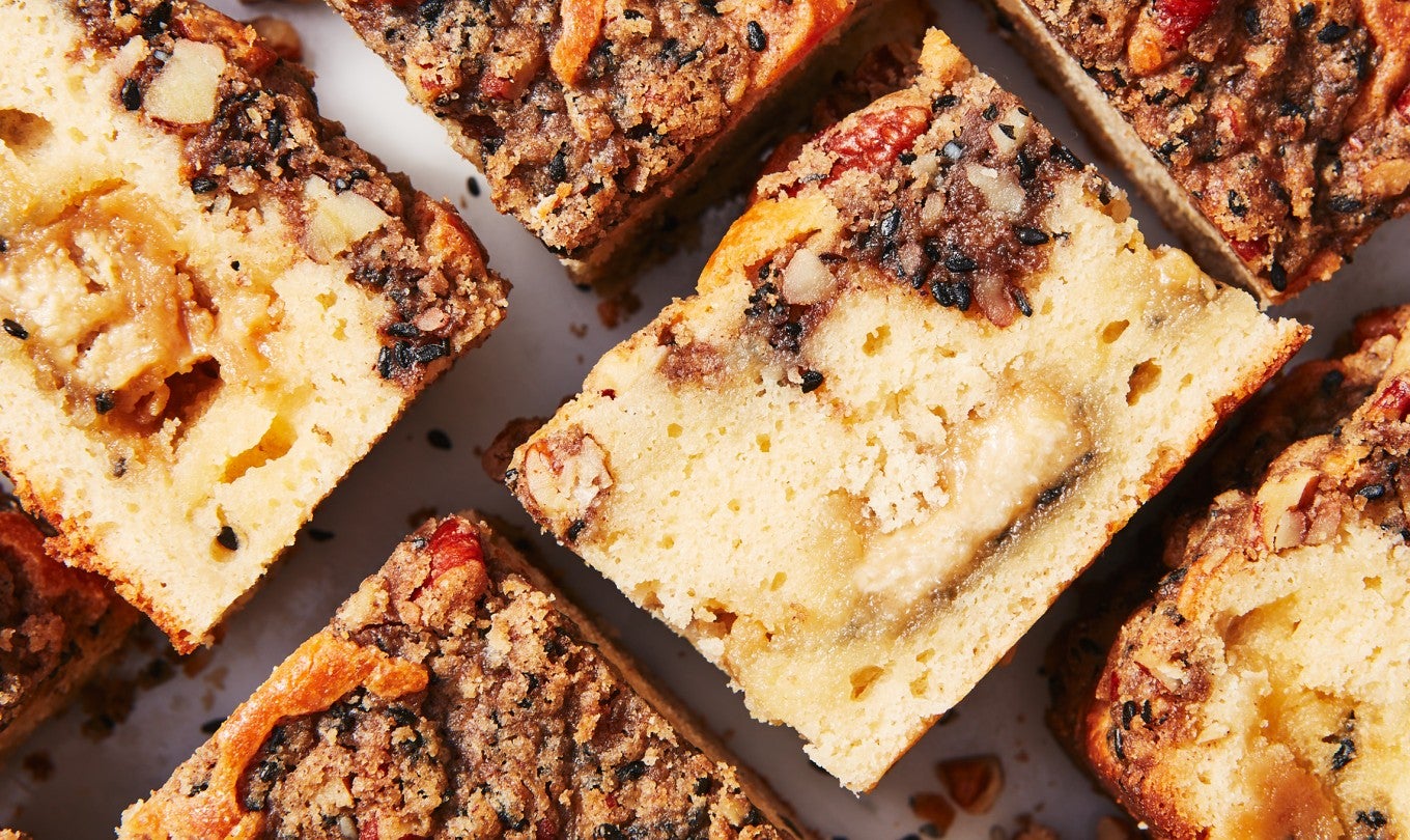 Black Sesame Halva Coffeecake