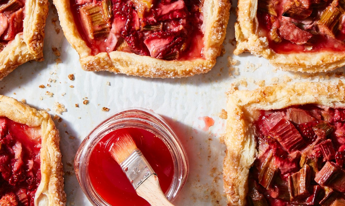 Strawberry-Rhubarb Galettes