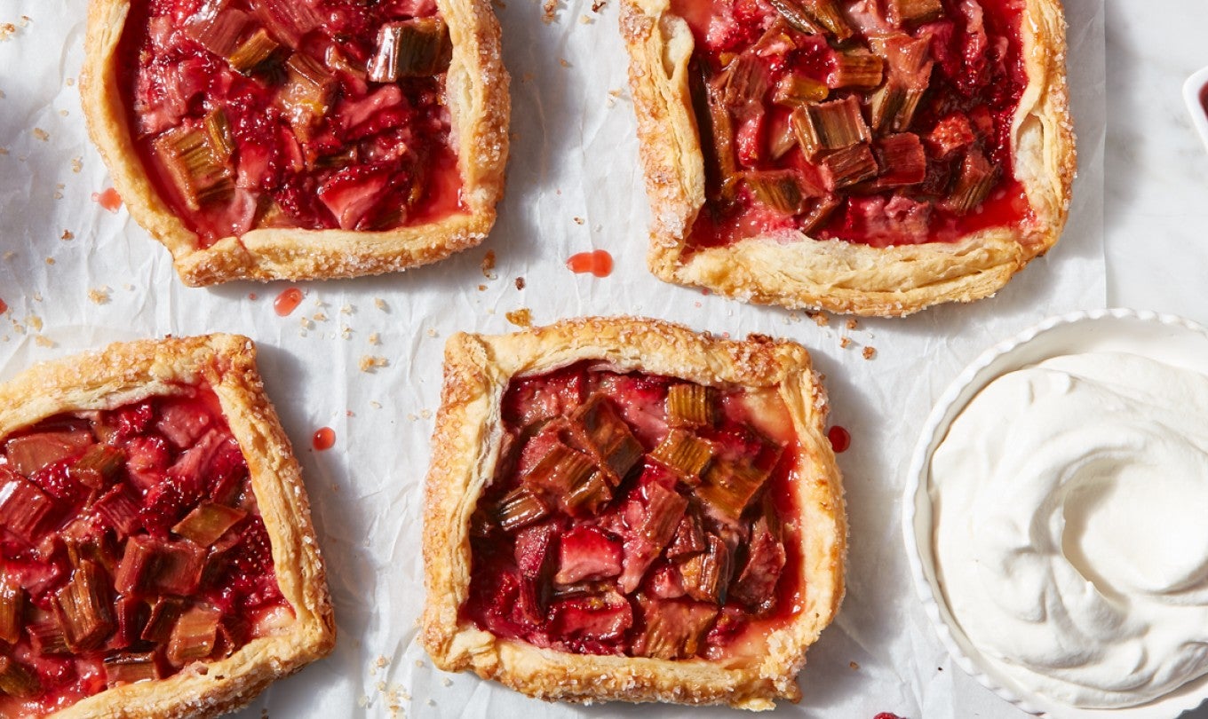 Strawberry-Rhubarb Galettes