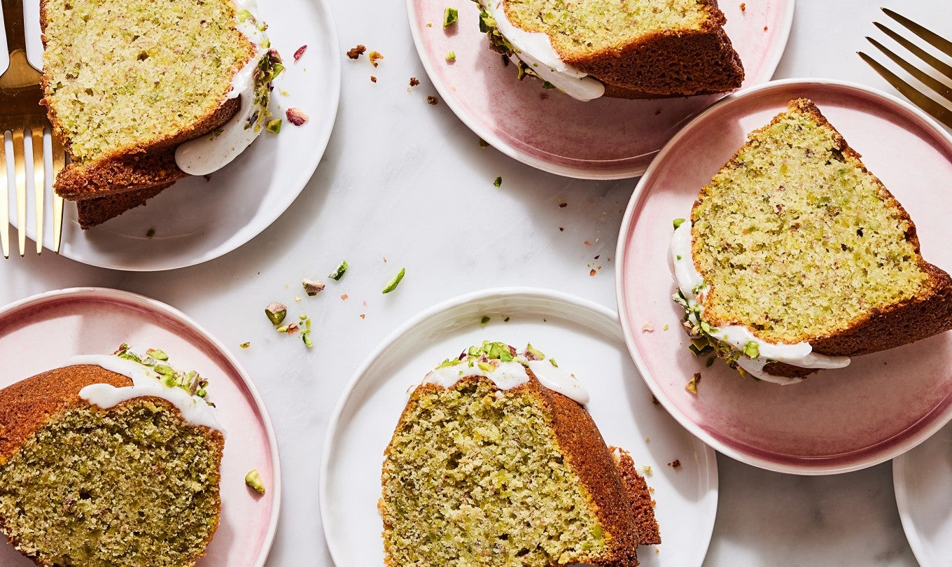 Cardamom Bundt Cake with Lemon Glaze