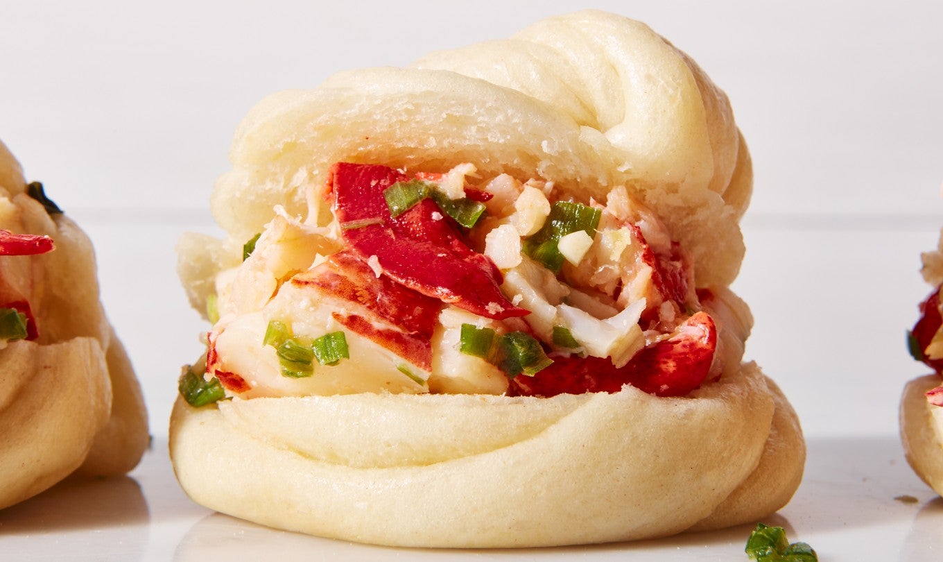 Ginger Scallion Lobster Baos