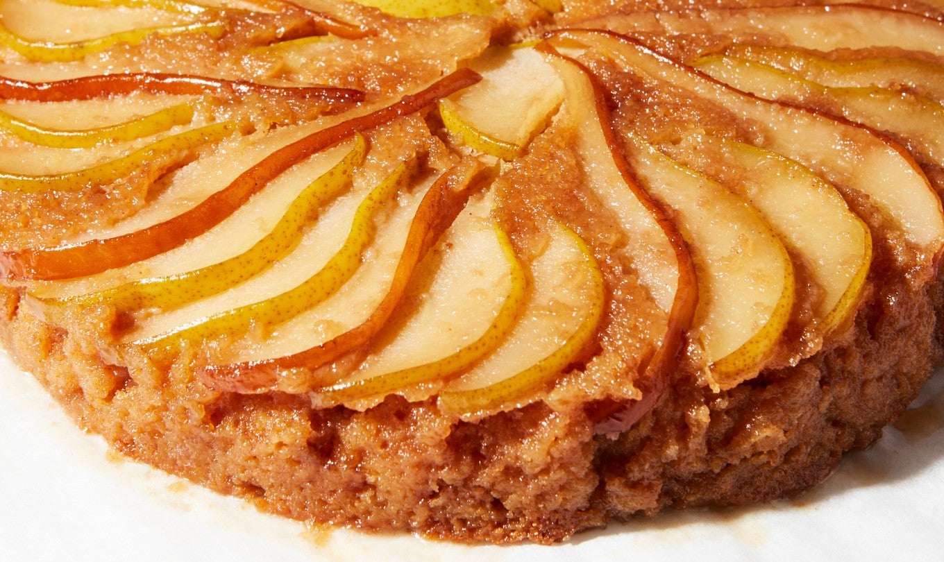 Maple-Pear Upside-Down Cake 