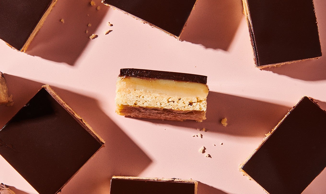 Chocolate Caramel Shortbread Bars