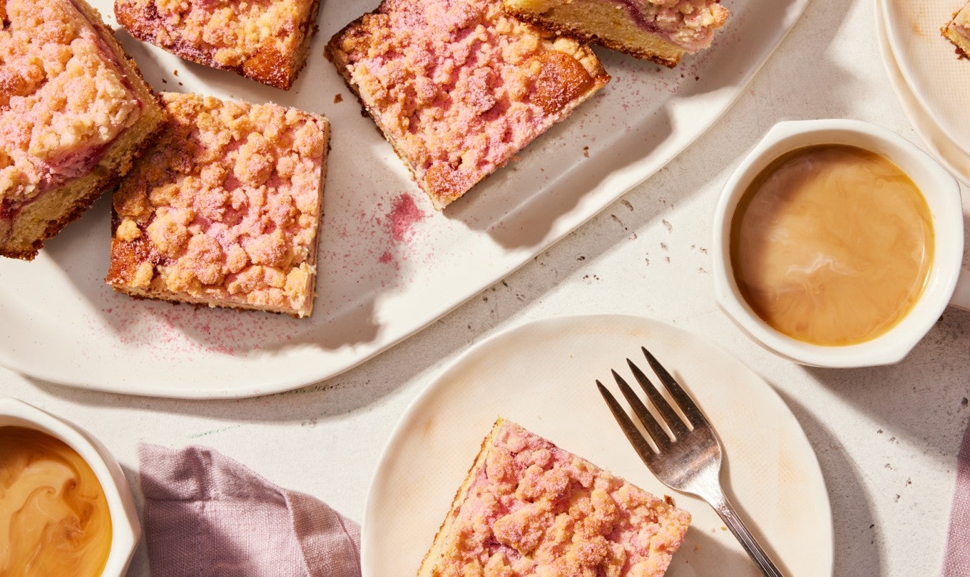 Raspberry Cream Cheese Coffee Cake