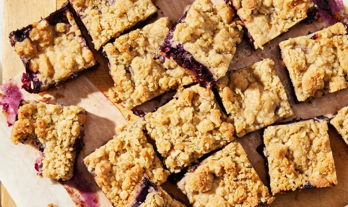 Rye Blueberry Bars