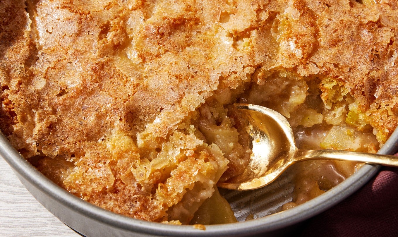 Sugar-Crusted Apple Cobbler