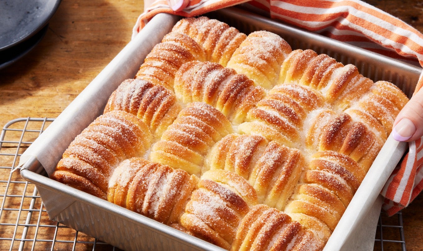 Frangipane and Fruit-Filled Wool Rolls 