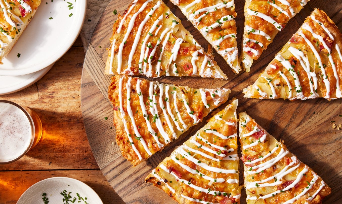 Loaded Baked Potato Pizza 