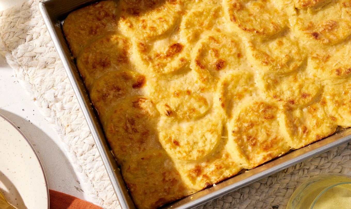 Gnocchi alla Romana (Semolina Gnocchi Gratin) 