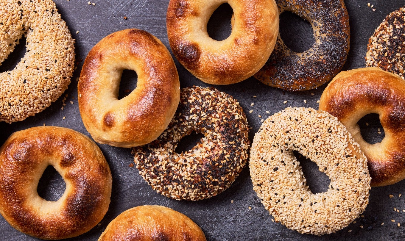 Sourdough Bagels Recipe King Arthur Baking Sourdough Bagel Marquee 038