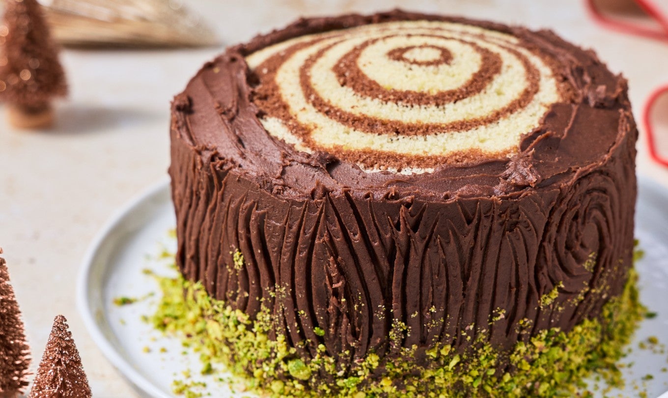 Souche de Noël (Tree Stump Cake)