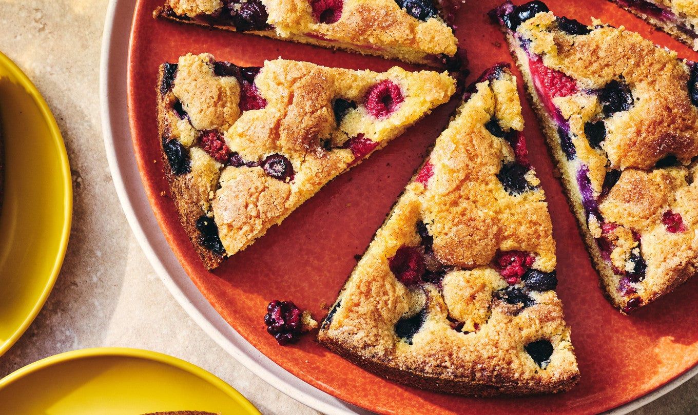 Late Summer Berry Torte