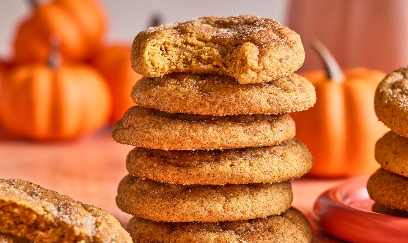 Pumpkin Snickerdoodle Cookies