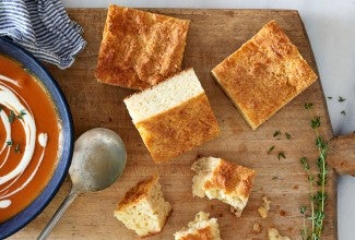 Grain-Free Cheddar Pan Bread