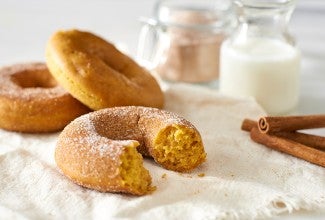 Pumpkin Cake Doughnuts