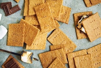 100% Whole Wheat Graham Crackers