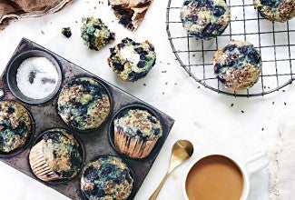 Blueberry Flax Muffins