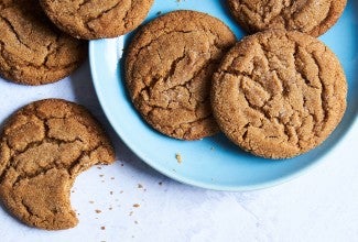 Crisp Molasses Cookies
