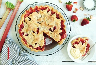 Strawberry-Rhubarb Pie 