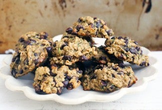 Zucchini Chocolate Chip Oatmeal Cookies