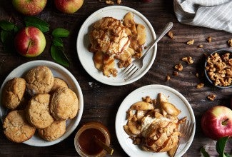 Caramel Apple Biscuits