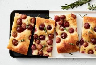 Rosemary and Grape Focaccia