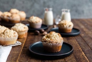 Easy Holiday Eggnog Muffins