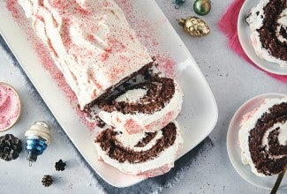 Gluten-Free Chocolate Yule Log