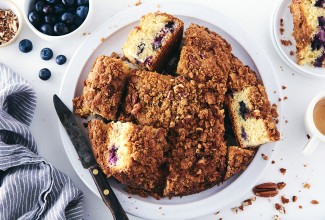 Gluten-Free Blueberry Coffeecake 