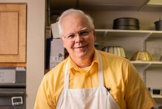 Frank in the test kitchen