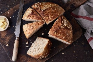 No-Knead Oat Bread