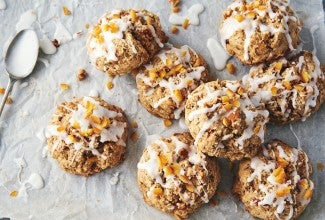 Orange Walnut Whole Wheat Scones