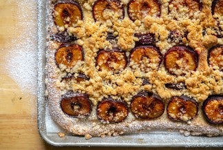 Yeasted Bavarian Plum Cake (Zwetschgendatschi)