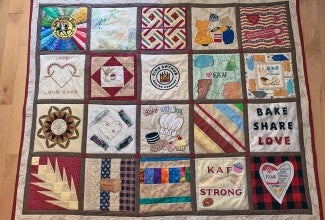 King Arthur Baking Company quilt