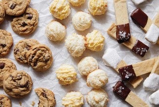 Different varieties of cookies