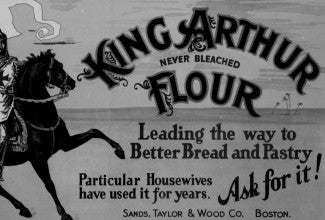 Old banner for King Arthur Flour 