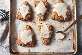 Brown Butter Rye Scones