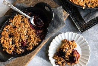 Cherry Berry Apple Crumble