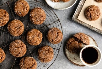 Gluten-Free Cocoa Molasses Cookies