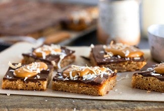 Grand Prize Coconut-Caramel Bars