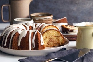 Gluten-Free Sour Cream Coffeecake made with baking mix