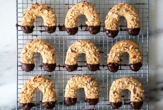 Almond Cloud Cookies – Tip: Mandelhörnchen