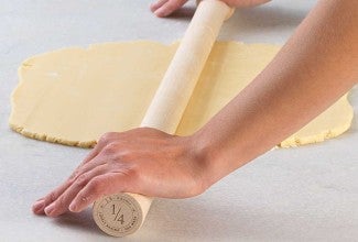 Rolling out cookie dough